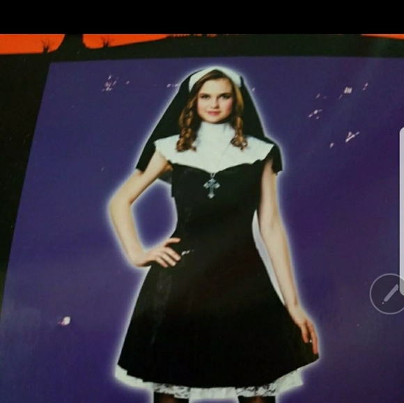 NEW HALLOWEEN NUN COSTUME woman's - Picture 4 of 4